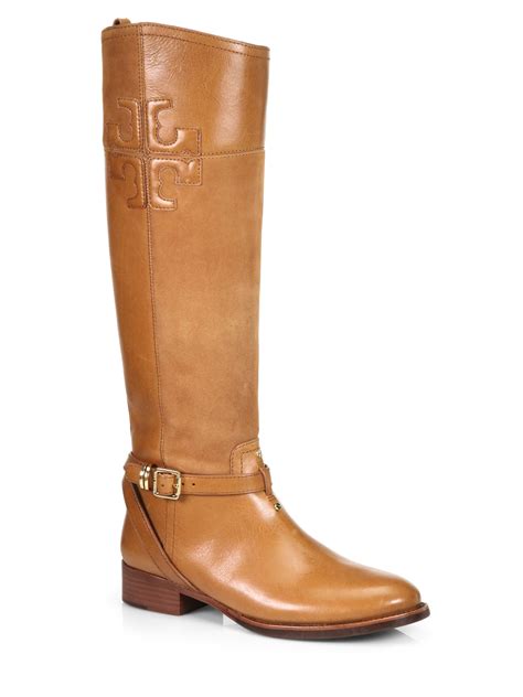 tory burch leather boots.